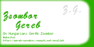 zsombor gereb business card