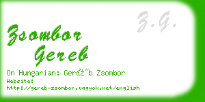 zsombor gereb business card